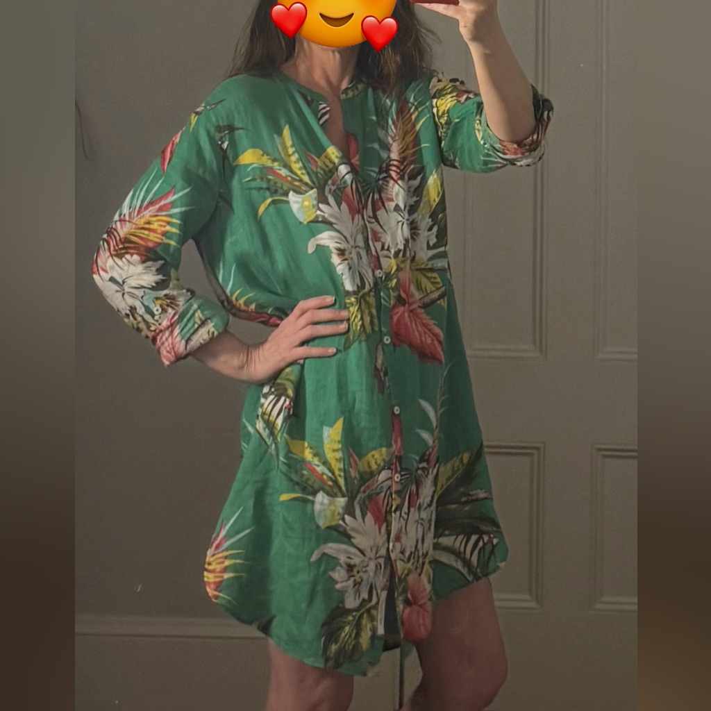 Chic 100% Italian Linen Breezy Dress/Tunic